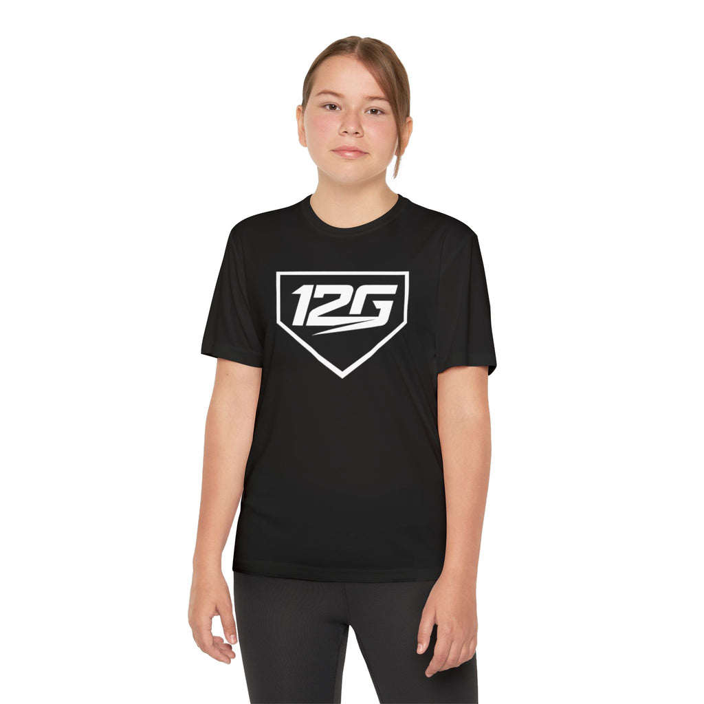 Youth Competitor Tee - 12G Logo Baseball Jersey-Style Kids T-Shirt