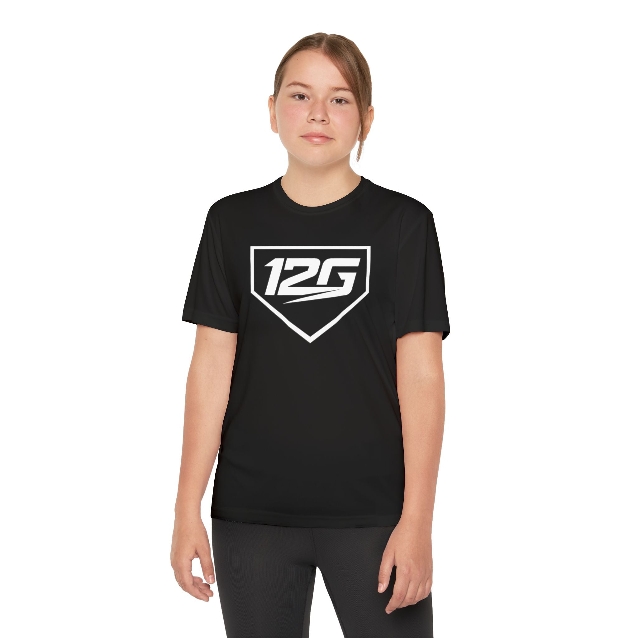 Youth Competitor Tee - 12G Logo Baseball Jersey-Style Kids T-Shirt