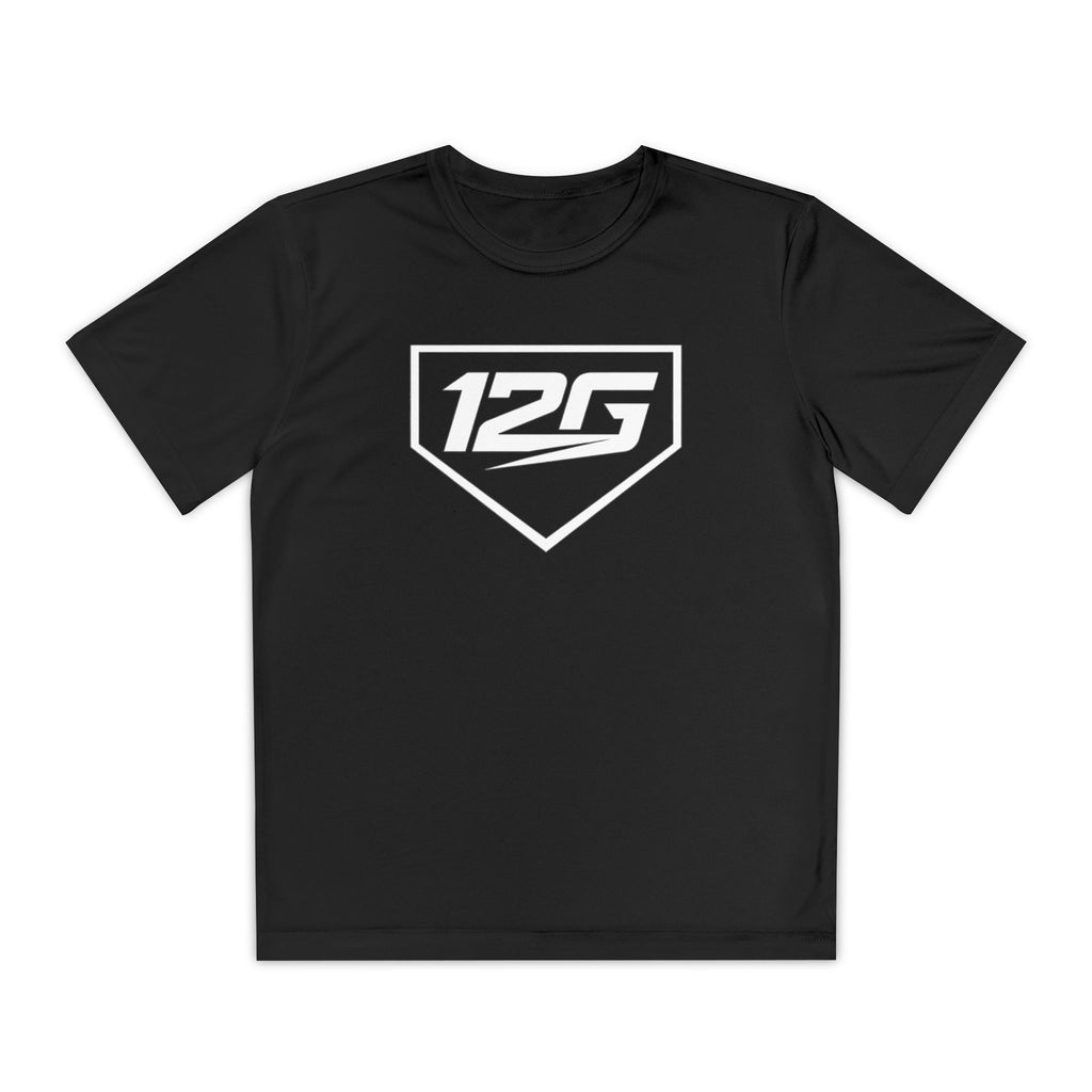 Youth Competitor Tee - 12G Logo Baseball Jersey-Style Kids T-Shirt