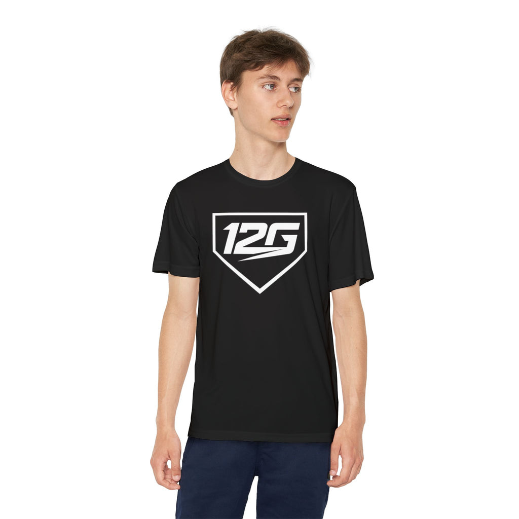 Youth Competitor Tee - 12G Logo Baseball Jersey-Style Kids T-Shirt